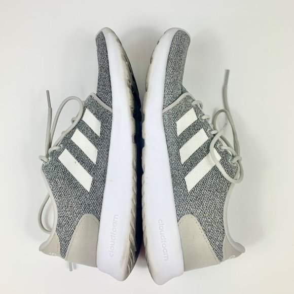 Adidas Cloudfoam Women's QT Racer 2.0 Shoes in Grey/White Size 7 - Picture 9 of 9